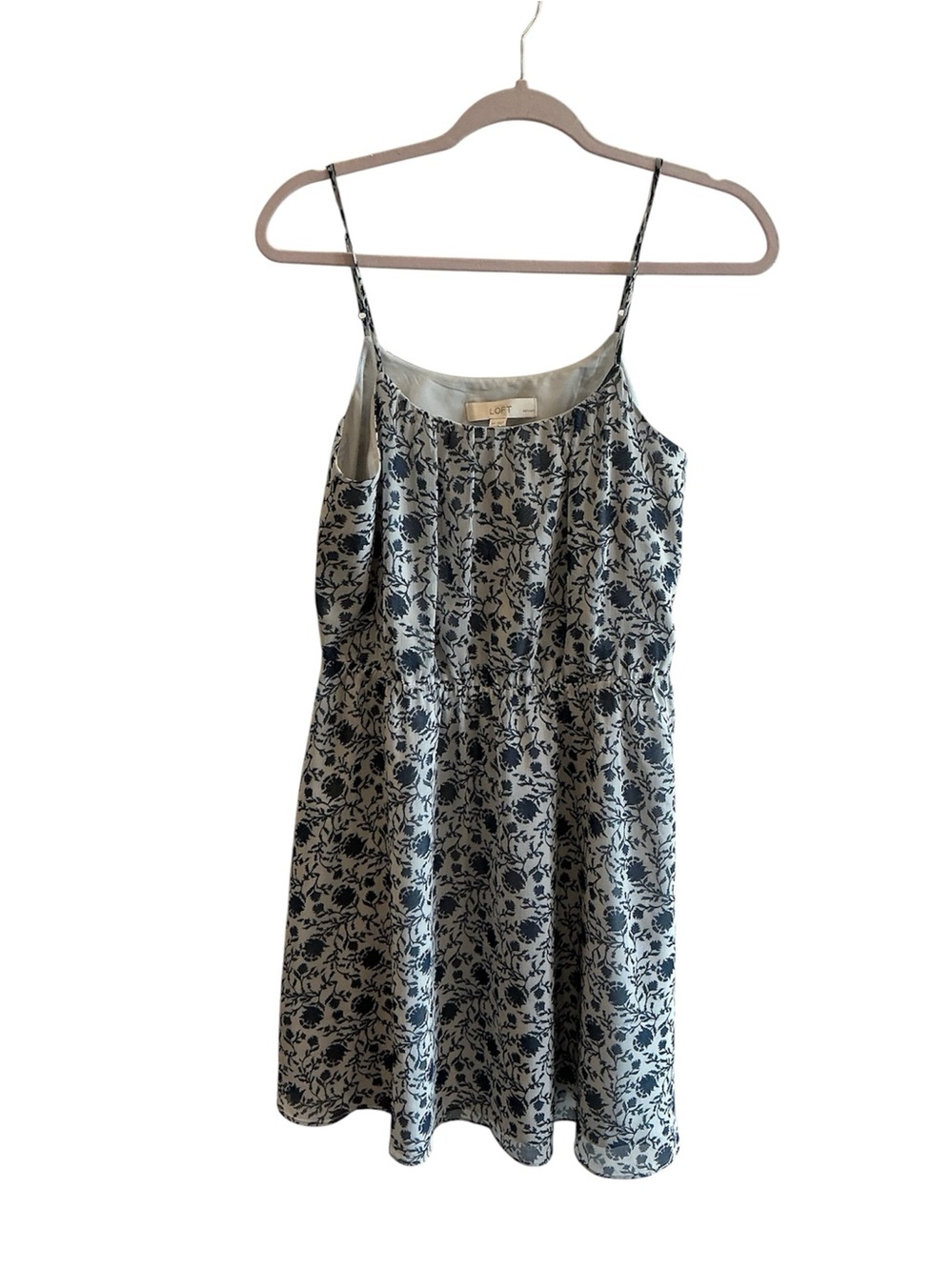 LOFT Floral Spaghetti-Strap Summer Sundress